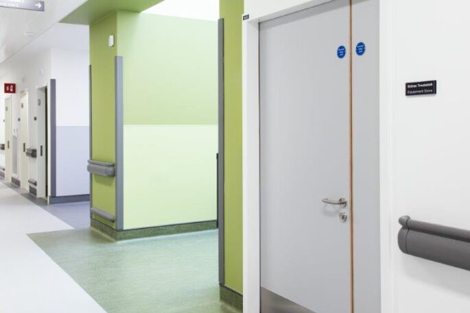 Healthcare Emergency Room door_ corridor door_triage door